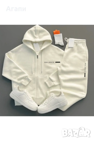 Мъжки ватиран спортен комплект Л внос от чужбина нов
