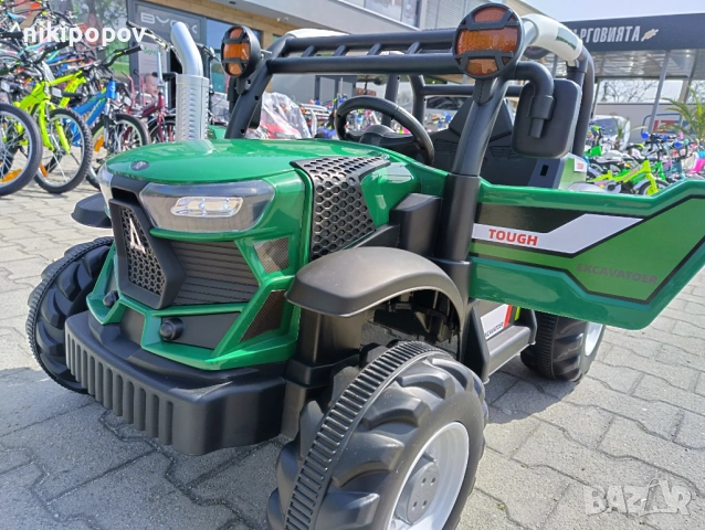 TEXAS акумулаторен трактор HARVEST зелен, снимка 11 - Други - 53849400
