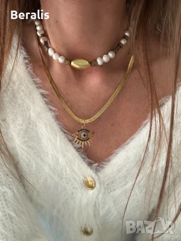 Beralis Колие Око, снимка 4 - Колиета, медальони, синджири - 53495417