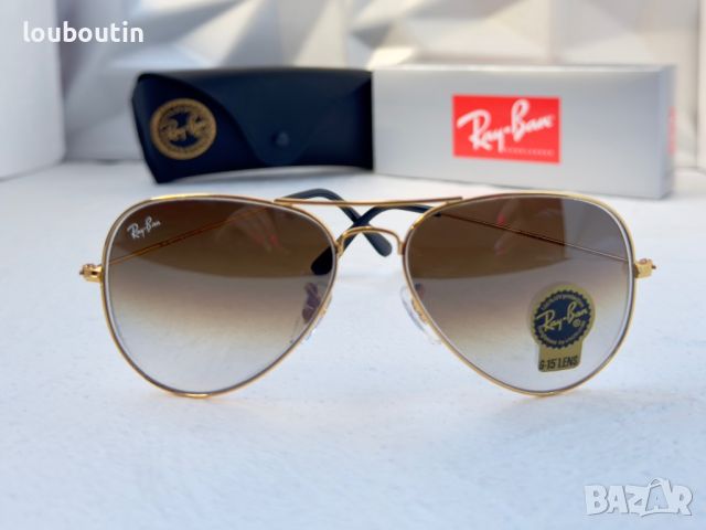 Ray-Ban RB3025 висок клас унисекс слънчеви очила Рей-Бан дамски мъжки минерално стъкло, снимка 3 - Слънчеви и диоптрични очила - 45255844