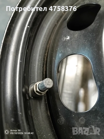 метални джанти за БМВ с датчик за налягане ОРИГИНАЛНИ , снимка 3 - Гуми и джанти - 53790771