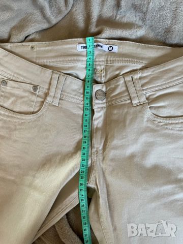 Terranova Нов дамски бежов панталон с ниска талия, М, снимка 9 - Панталони - 45719195