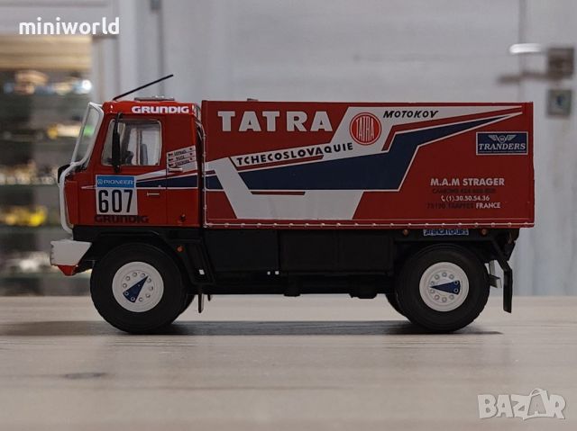 TATRA 815 4x4 Dakar 1990 - мащаб 1:43 на DeAgostini моделът е нов в блистер, снимка 2 - Колекции - 44323410