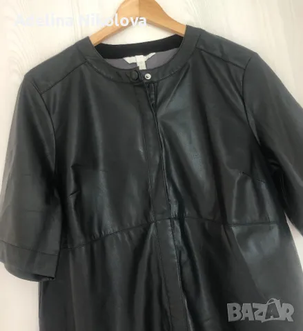 Кожена рокля h&m 
