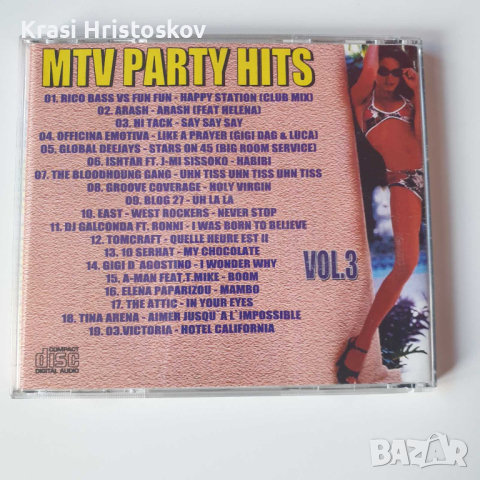 mtv party hits vol.3 cd, снимка 3 - CD дискове - 45063341