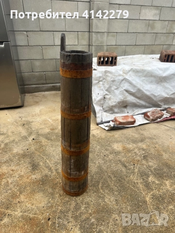 Стара бучка за масло - използвана