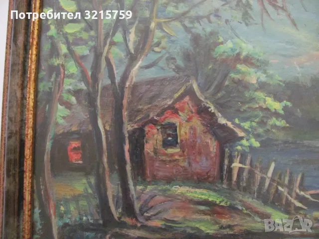 Оригинална картина , масло , картон , 40х30см., снимка 3 - Картини - 50324695