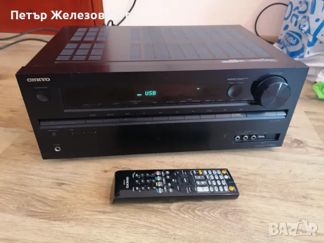 ONKYO TX-NR414 Receiver домашно кино 5.1 канала усилвател с оригинално дистанционно, снимка 1 - Ресийвъри, усилватели, смесителни пултове - 47140232