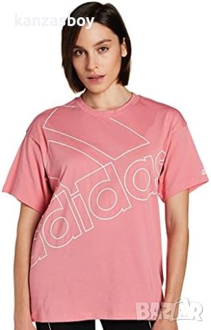 adidas Giant Logo Tee - дамска УГОЛЕМЕНА тениска 2ХЛ КАТО НОВА, снимка 1 - Тениски - 46723152