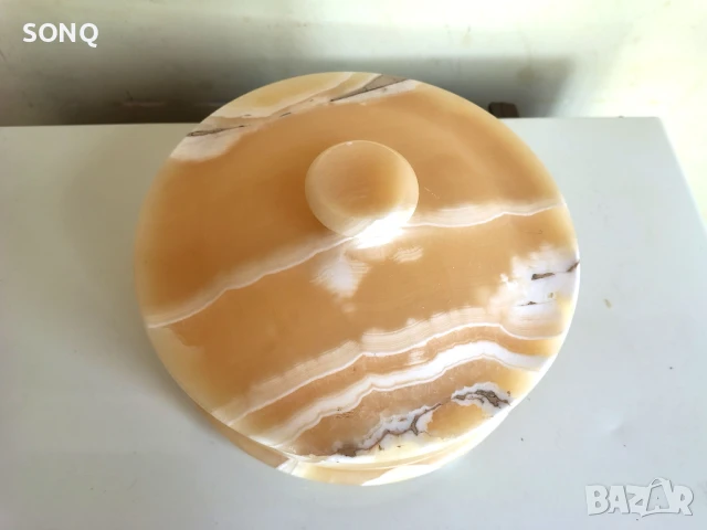 Прекрасен Съд От Оникс, снимка 2 - Антикварни и старинни предмети - 51289619