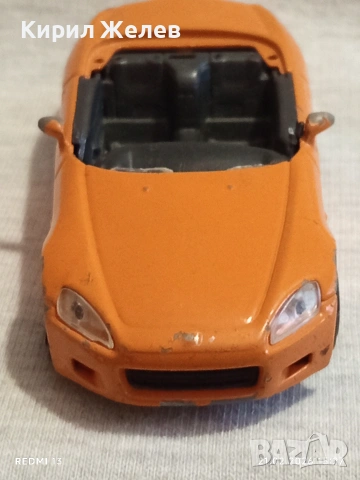 Метална количка HONDA S 2000 много красива за КОЛЕКЦИЯ ДЕКОРАЦИЯ 16592, снимка 2 - Колекции - 53573056