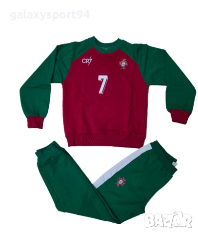 Сет от 3 части: Блуза, Суичър, Екип с къс ръкав  Роналдо Португалия, снимка 6 - Футбол - 51528509