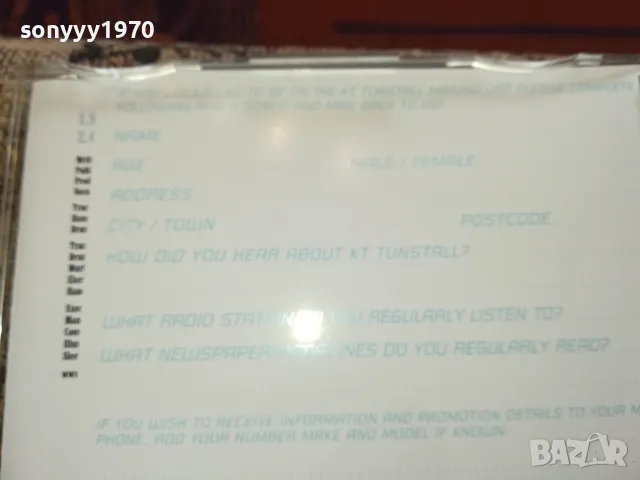 KT TUNSTALL-CD 2502251626, снимка 12 - CD дискове - 49272762