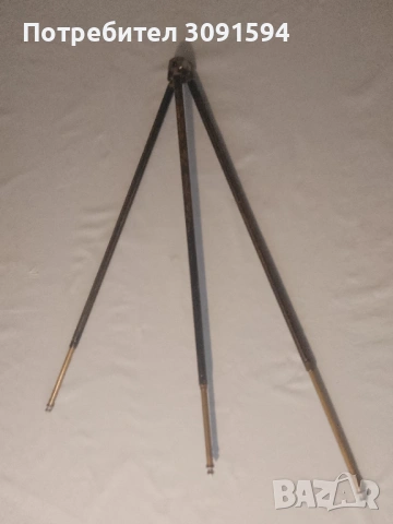 Винтидж френски бронзов метален разтегателен статив за камера, телескоп, научно оборудване, лампа, с, снимка 5 - Антикварни и старинни предмети - 53048755