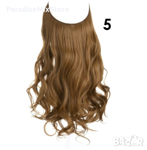 Изкуствена коса за удължаване в различна гама цветове 100гр, дължина 55см , снимка 5 - Аксесоари за коса - 44974325
