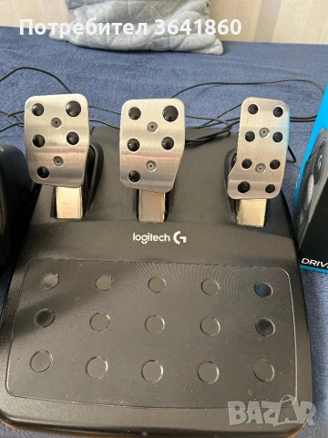 Logitech G29 + Shifter с Гаранция , снимка 4 - Аксесоари - 53693816