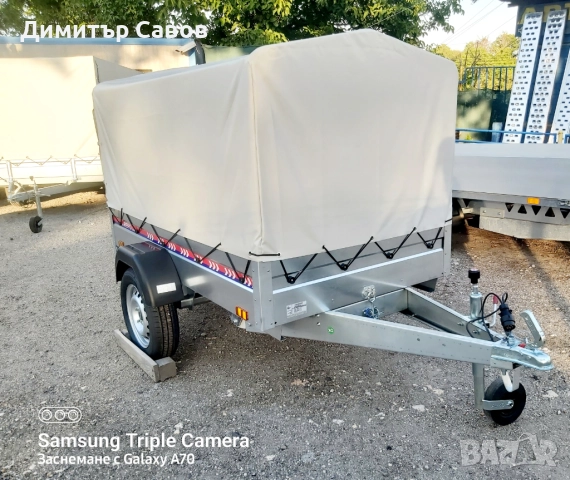 Туристическо, самосвално ремарке REPO DRS с брезент и шпригли до 750kg., снимка 7 - Ремаркета - 51922831