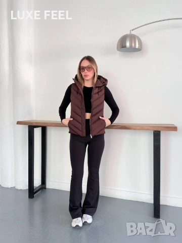 ✨Дамски Елеци с Качулка , снимка 4 - Елеци - 54054736