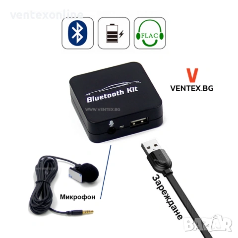 Bluetooth интерфейс с микрофон за Mazda - WEFA с Безплатна доставка, снимка 2 - Аксесоари и консумативи - 53900759