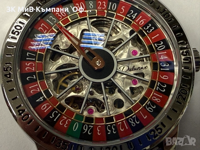 Автоматичен часовник "Рулетка" - Silver Royale Valerio Pianna , снимка 4 - Мъжки - 52988624