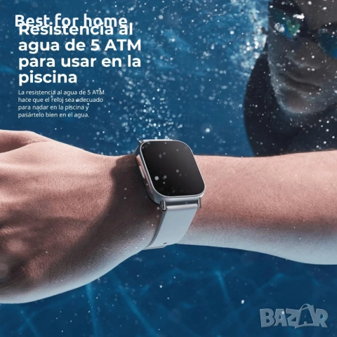 Xiaomi Redmi Watch 5 Lite Square Smartwatch с Bluetooth разговори, Smartwatch с 4.96 см , снимка 3 - Друга електроника - 53756122