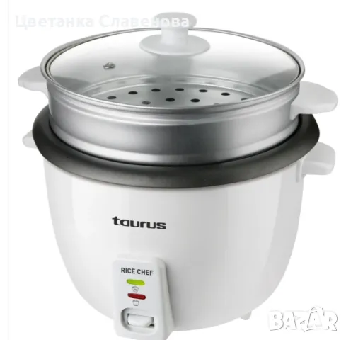 Оризоварка Taurus Rice Chef, 700W, Готвене на пара, 1.8 л, снимка 3 - Уреди за готвене на пара - 48915684