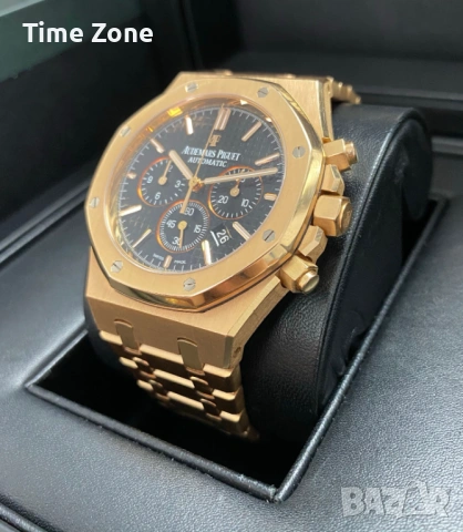 Audemars Piguet Royal Oak Chronograph 41mm Rose Gold Black Различни Цветове, снимка 3 - Мъжки - 54047411