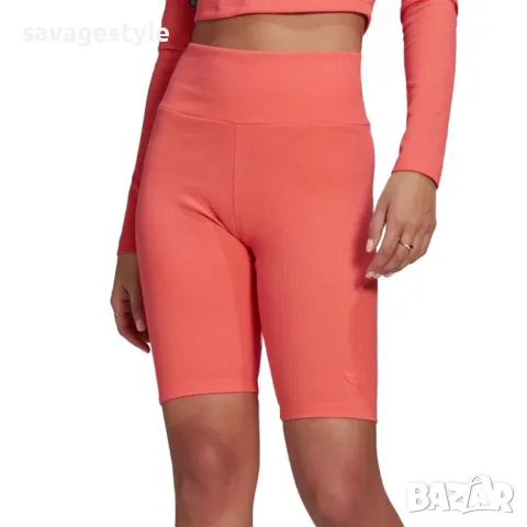 Дамски клин ADIDAS 2 Colored Rib Short Tights Pink, снимка 1 - Клинове - 48818831