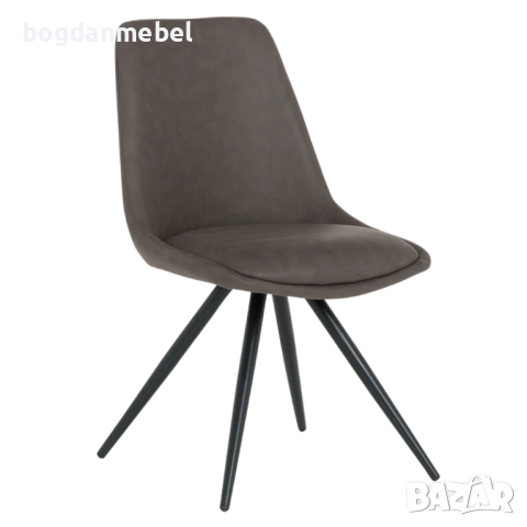 Трапезен стол CAMDEN - тъмнокафяв