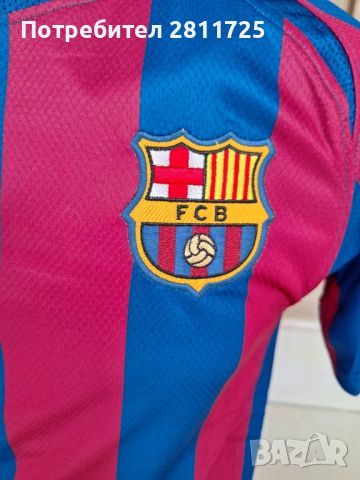 Тениска Роналдиньо Барселона 2006 г - ретро легенди, снимка 4 - Футбол - 45508967