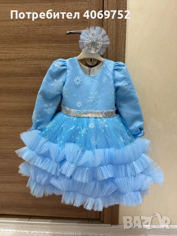 Официална рокля за момиче 3-4г