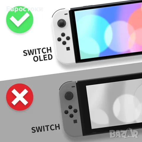 eXtremeRate Прозрачен персонализиран комплект с пълна обвивка за Nintendo Switch OLED, снимка 4 - Аксесоари - 48456055