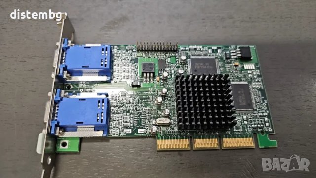 Видеокарта AGP Matrox G450 16MB, снимка 1 - Видеокарти - 49273591