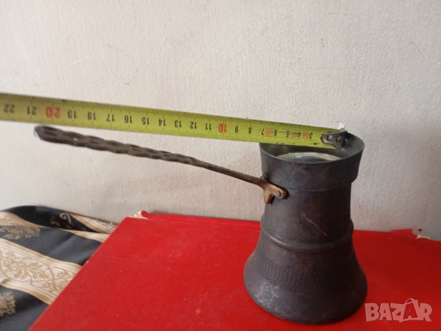 старо медно джезве, снимка 3 - Други ценни предмети - 54038416