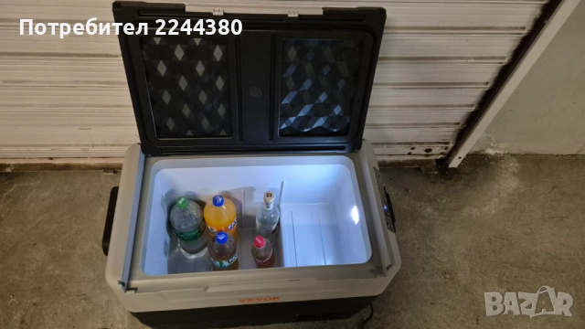 Мобилен хладилник, компресорен хладилник 55 литра 12/220V за кемпер и къмпинг , снимка 3 - Хладилни чанти - 52643416
