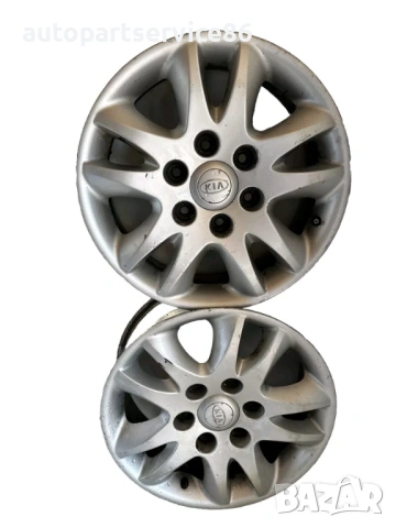 Алуминиеви джанти 6.5x17 за KIA Carnival 2.9 CRDi (2006–2012) 52910-4D250, снимка 2 - Части - 53228051