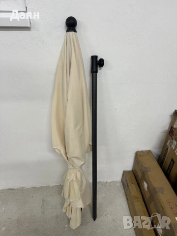 Правоъгълен градински чадър 200х125см, регулируема височина , снимка 8 - Градински мебели, декорация  - 51936625