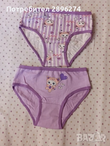  Детско бельо за момиченца , 4-5 г., снимка 3 - Детско бельо и бански  - 50754856