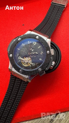 Мъжки часовник Hublot модел Geneva с автоматичен механизъм, снимка 3 - Мъжки - 51145484