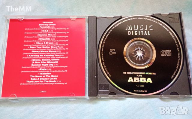 The Royal Philharmonic Orchestra Plays ABBA, снимка 2 - CD дискове - 46136836