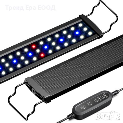 ПРОМО! LED лампа за аквариум 28-42см 9W, снимка 1