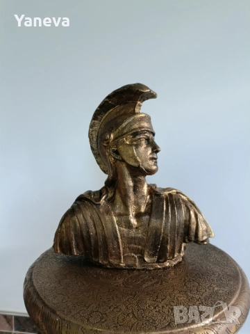 Центурион, авторска скулптура, бюст на рилски воин. , снимка 11 - Статуетки - 52852553