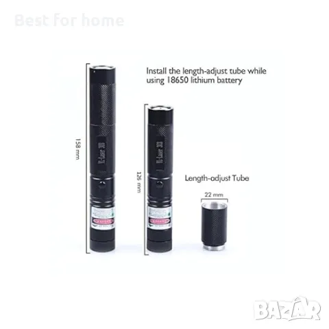 Зелена лазерна показалка ‎Undertree, снимка 4 - Друга електроника - 49723453