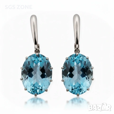 СРЕБЪРНИ ОБЕЦИ СУПЕР МОДЕЛЬ с TOPAZ SWISS 