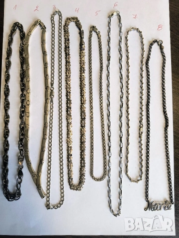 Сребърни синджири, снимка 4 - Колиета, медальони, синджири - 17217101