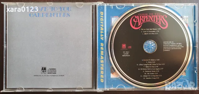 Carpenters – Close To You, снимка 3 - CD дискове - 47593591