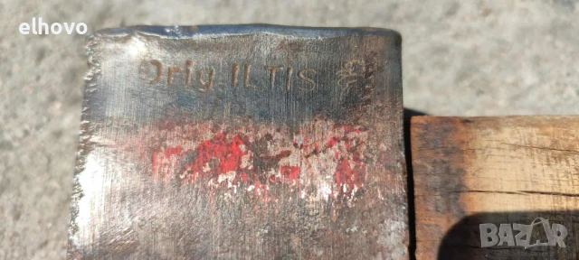 Стара брадва с дълга дръжка Iltis, снимка 6 - Антикварни и старинни предмети - 50935751