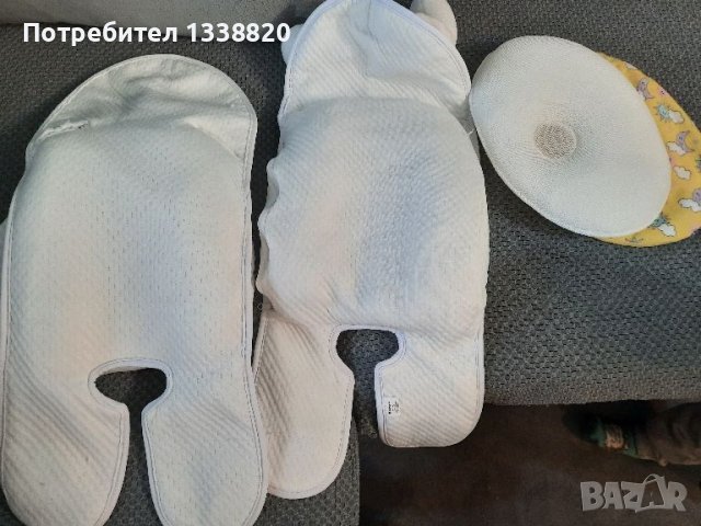 подложка за кош за бебе и възглавничка против сплескване на главичката, снимка 1 - Други - 45467356