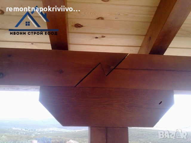 Дървени навеси беседки и перголи дървени гаражи Нови покриви, снимка 11 - Ремонти на покриви - 53504574