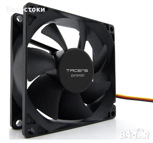 Компютърен вентилатор Tacens Anima AF8, вентилатор за лаптоп 8 см, 12V, 1.44W, 14 dB, 7 перки, 1800 , снимка 2 - Захранвания и кутии - 49609739